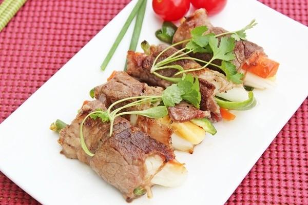 Bò cuộn phô mai