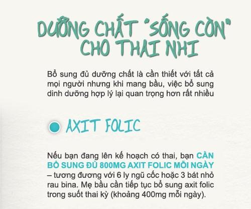 Dưỡng chất 'sống còn' cho thai nhi