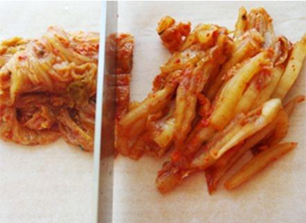 Thái nhỏ kimchi